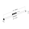 Sfeerco Modern LED Vanity Light Bar 41" Matte Black Over Mirror Bathroom Fixture – Lino