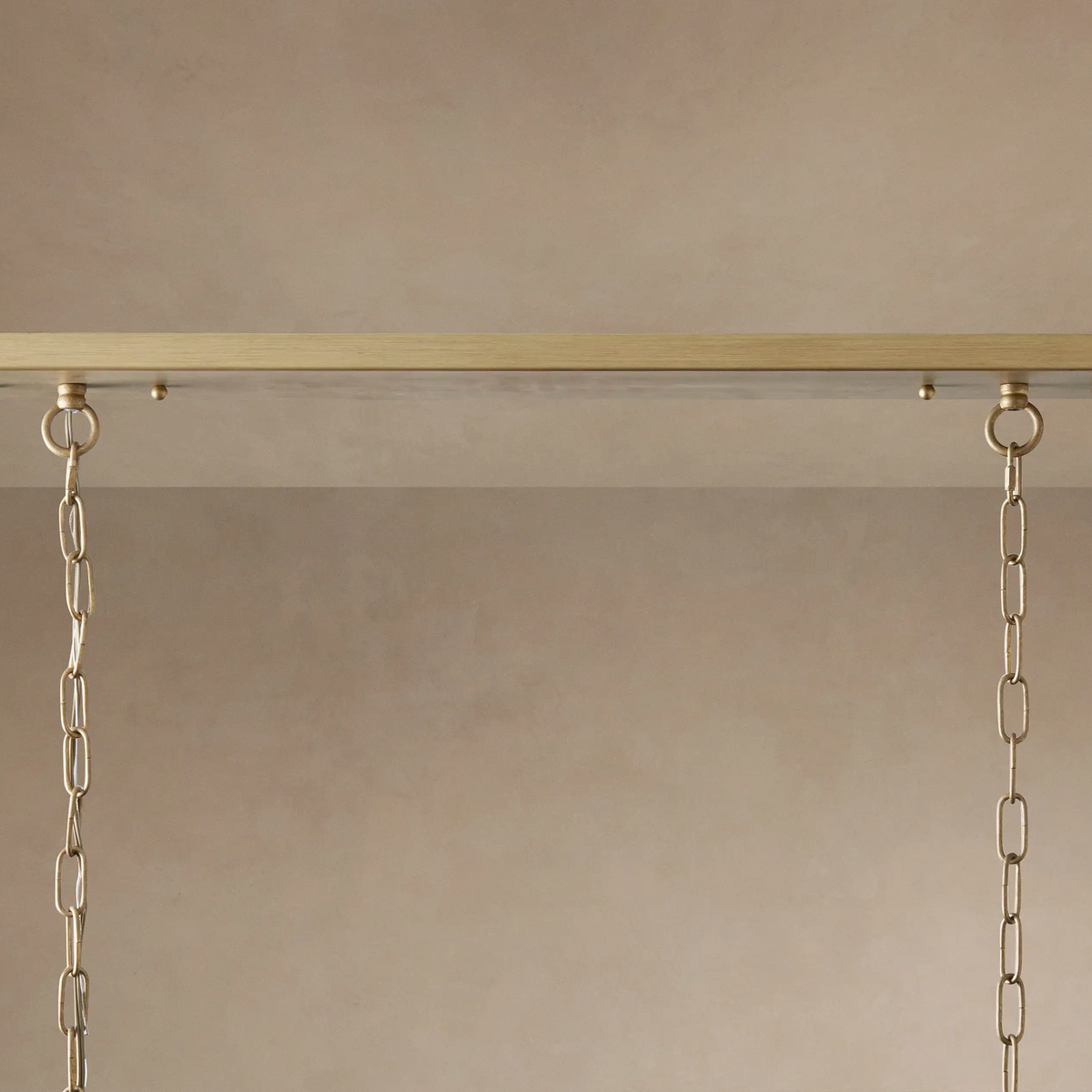 Sfeerco Rectangular Crystal Chandelier Modern Industrial Gold 33.5 Inch Adjustable Height