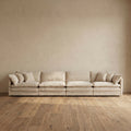 Sfeerco Modular Sectional Sofa 4-Seat Chenille Fabric – Dune