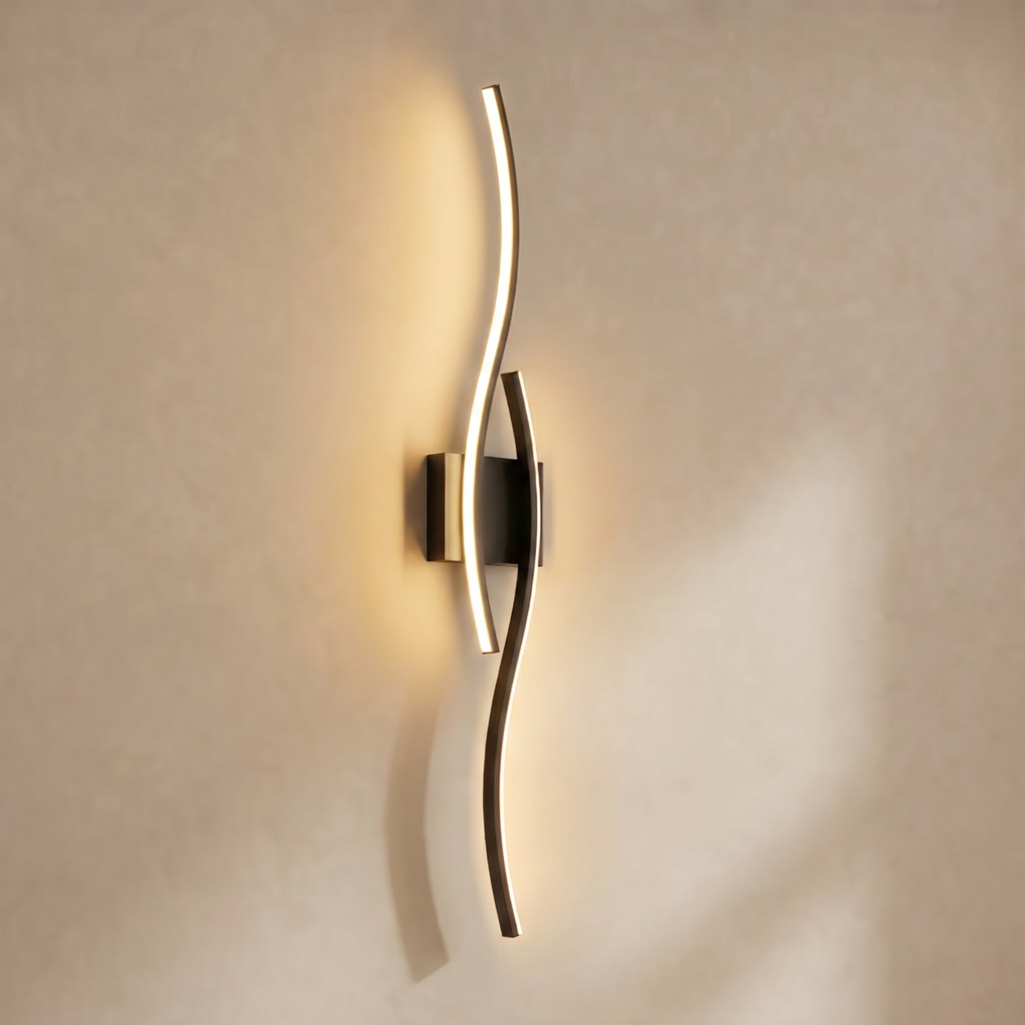 Sfeerco Modern Bedroom Wall Light Dimmable Three-Tone 60CM – Mura