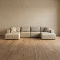 Sfeerco L-Shaped Modular Sectional Sofa with Pillows – Strato