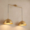Sfeerco Industrial Double Pendant Light 41" Adjustable Copper Finish E26 – Duo