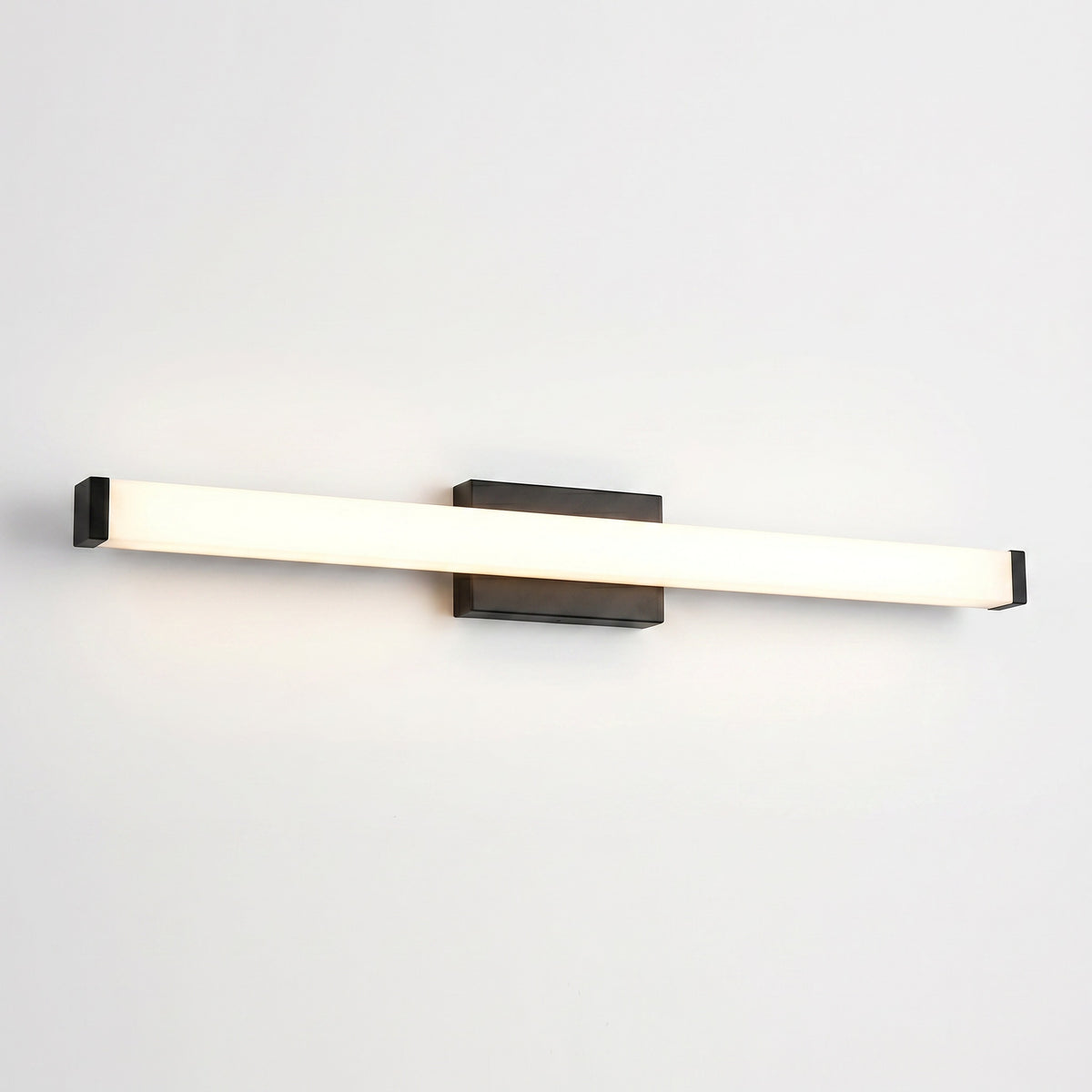 Sfeerco Modern LED Vanity Light Bar 41" Matte Black Over Mirror Bathroom Fixture – Lino