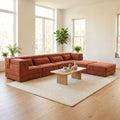 Sfeerco Modo oversized modular sofa in sunlit contemporary living room