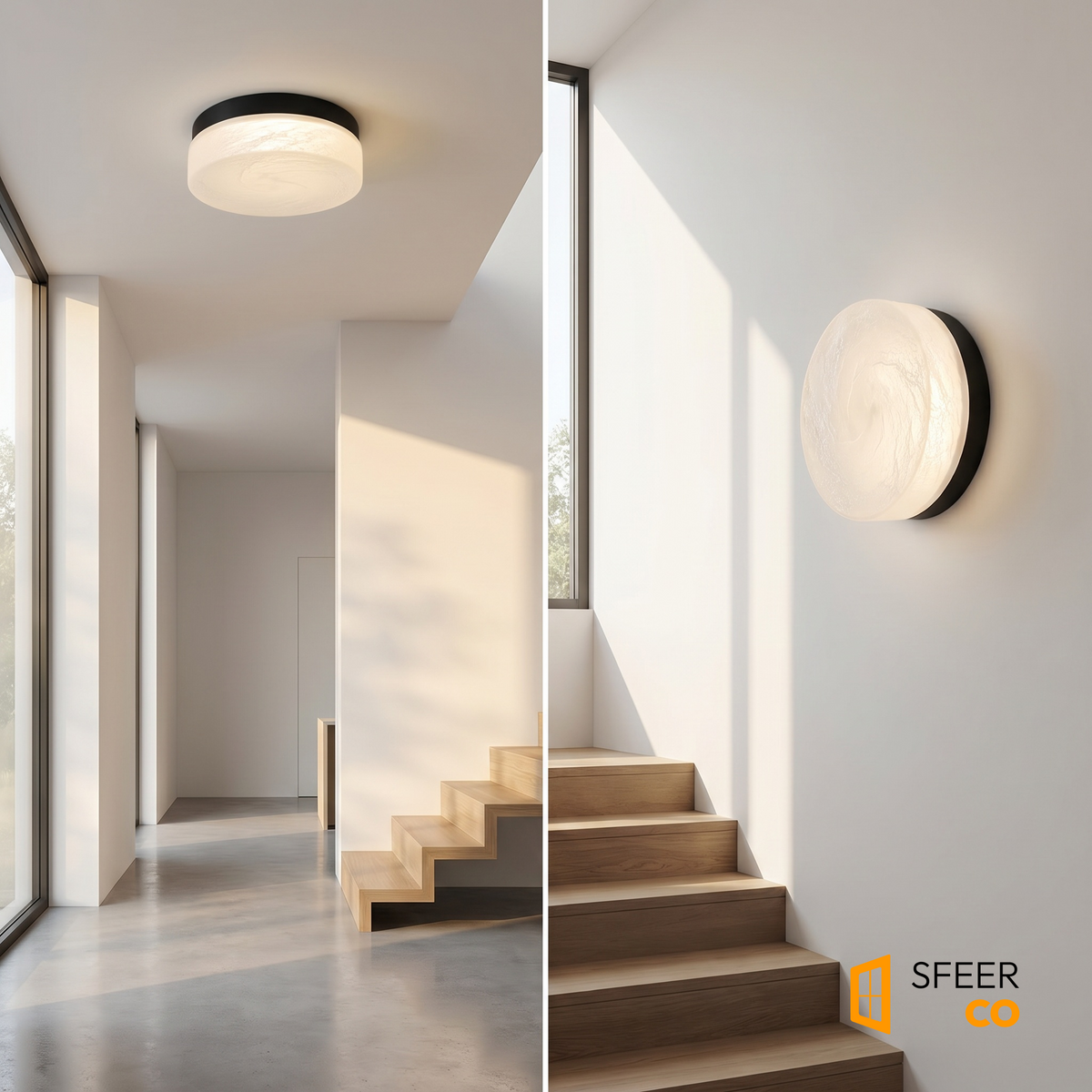 sfeerco-nero-ceiling-light-hallway-staircase-interior