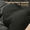 Sfeerco Rondo rocking chair cushion detail showing 180g polyester fabric and PP foam filling close-up