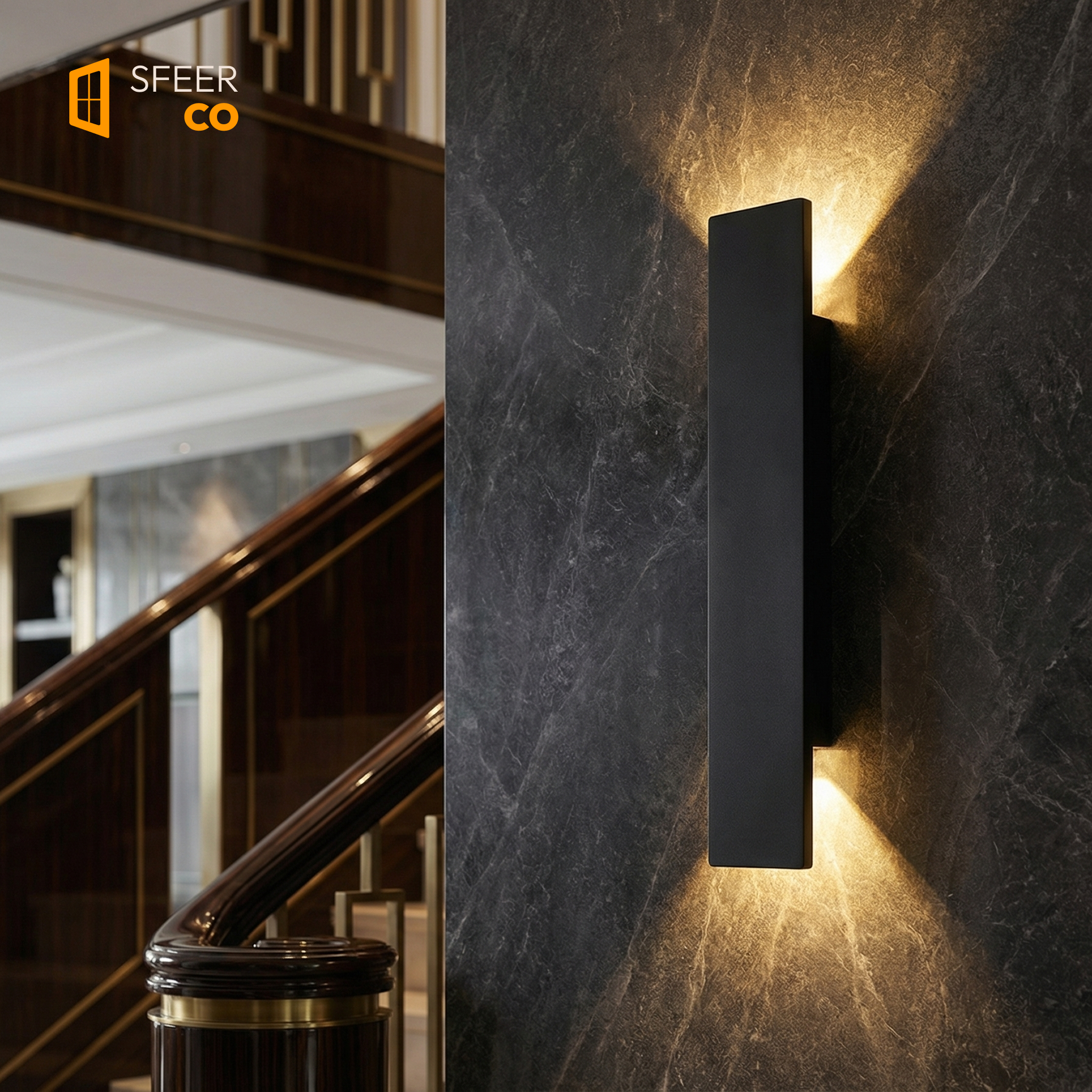 Sfeerco Scala modern decorative wall light LED sconce living room