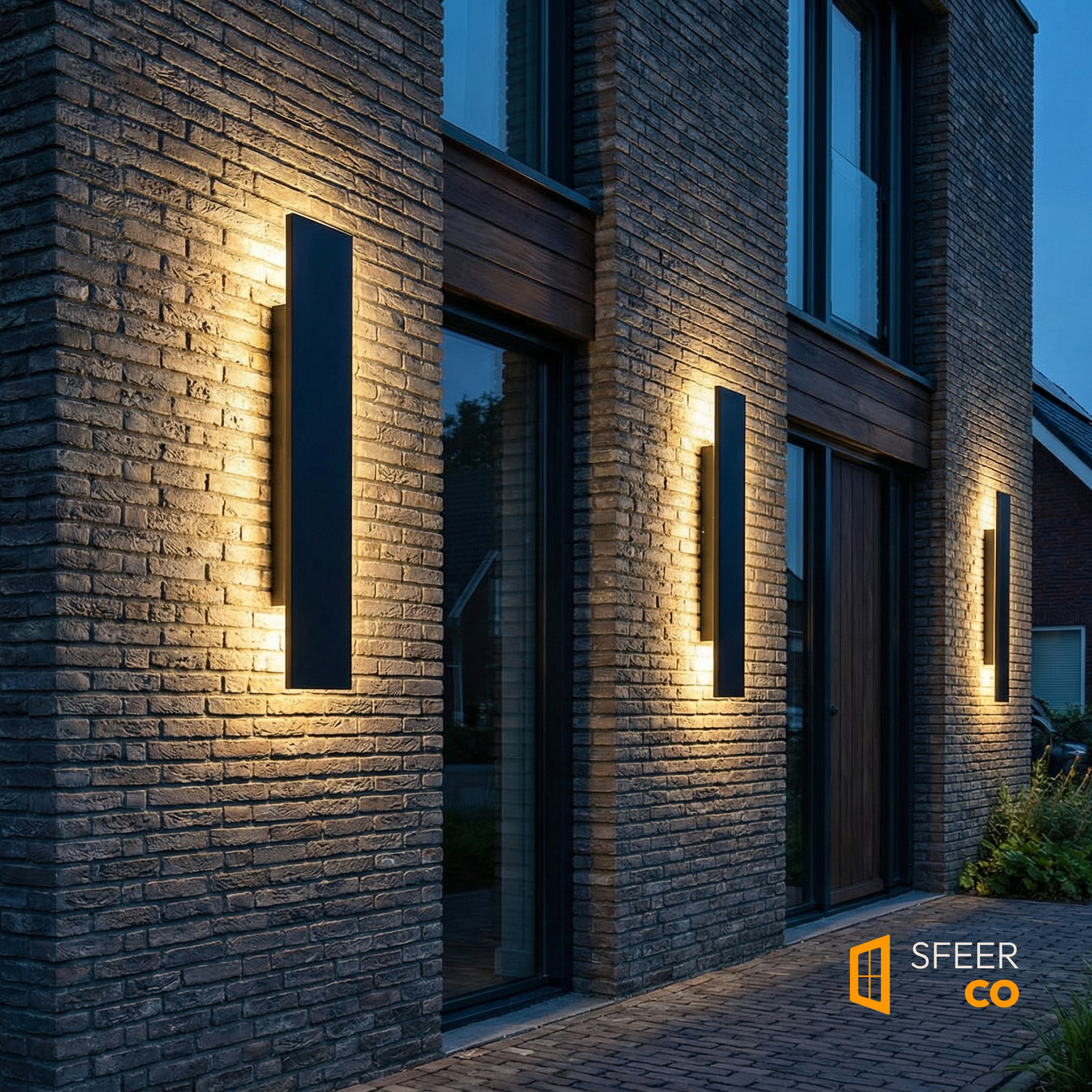 Sfeerco Scala wall lamp warm white decorative outdoor driveway