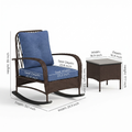 Infographic showing wood-plastic composite WPC tabletop and stable support base of Sfeerco Sesto bistro coffee table