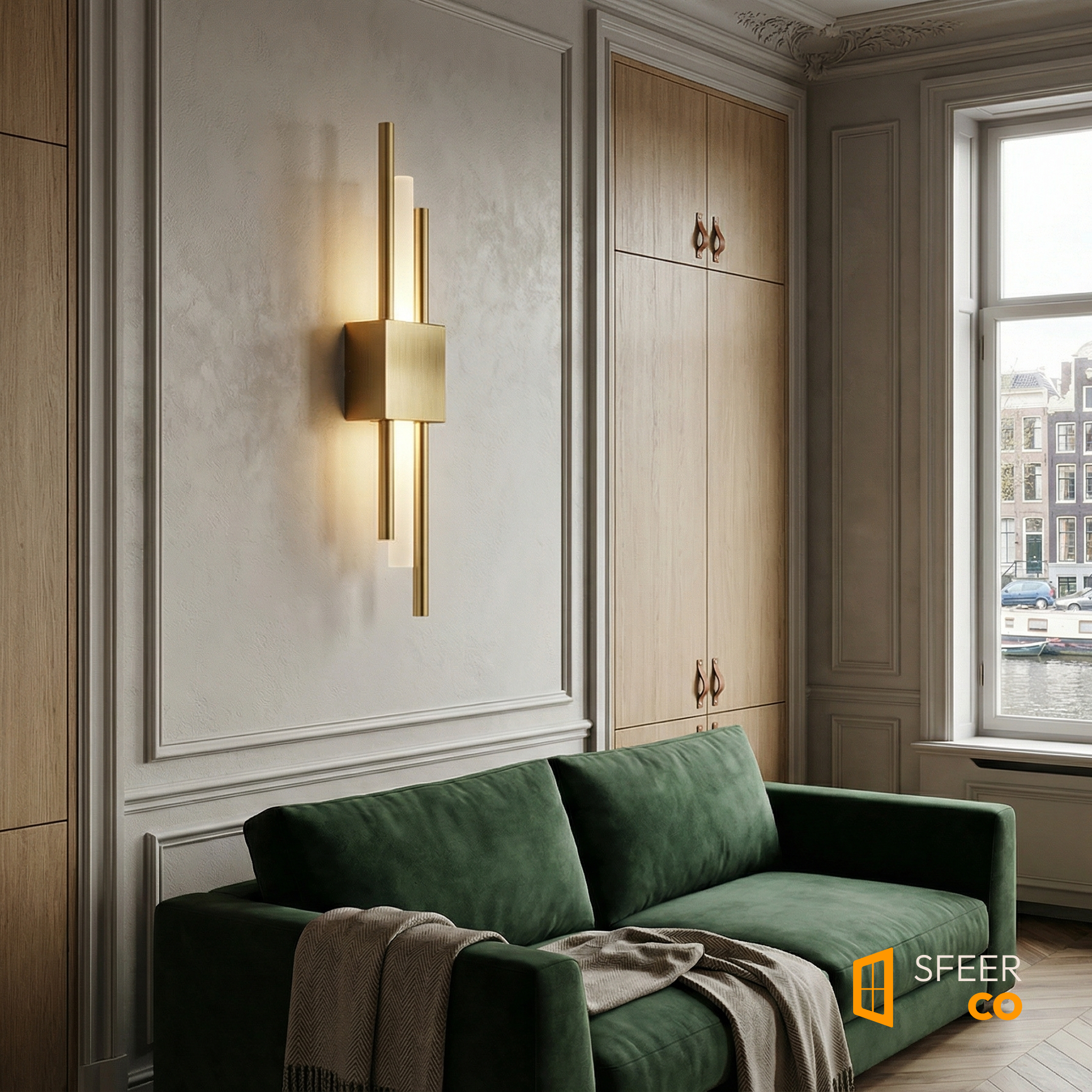 Sfeerco Uno minimalist wall light modern home decor LED