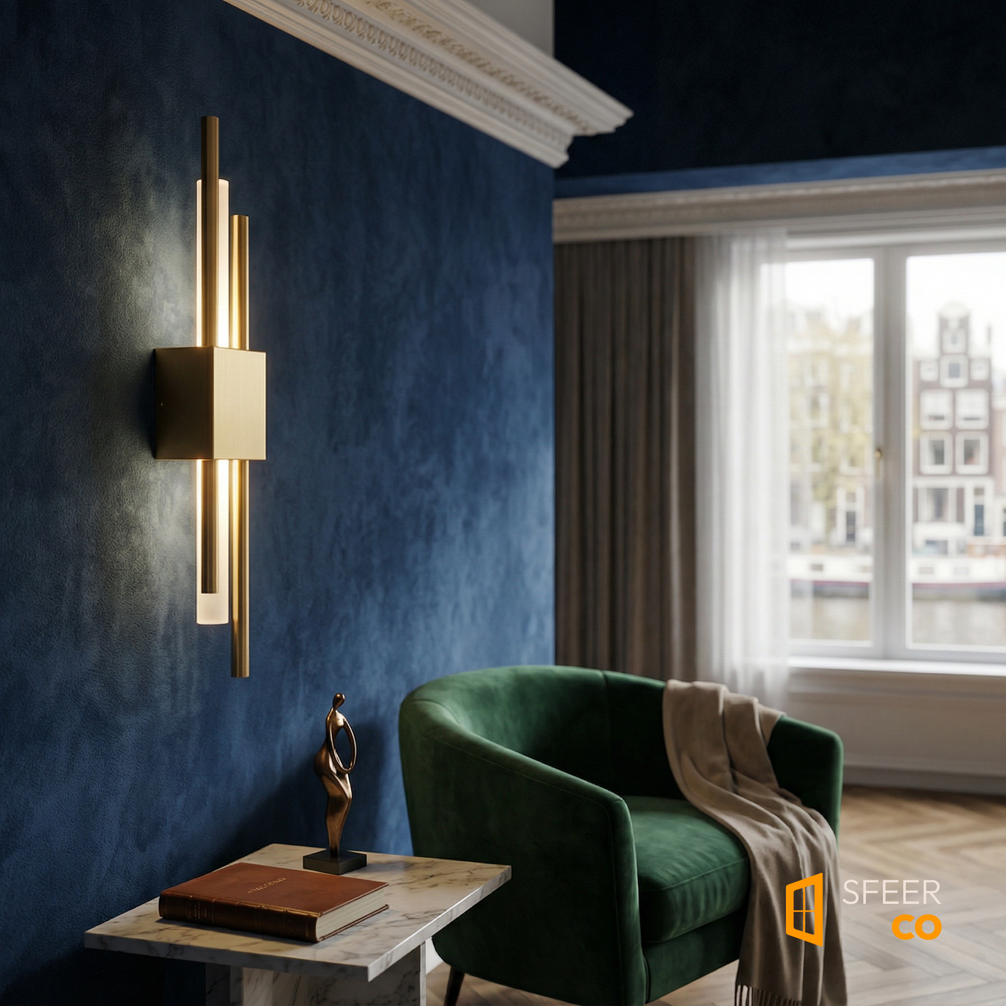 sfeerco uno wall lamp modern minimalistic